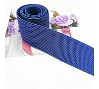 Elastici in nylon da 50 mm, motivo a mais multicolore, per cintura, fai da te, cucito, accessori per vestiti, 1 metro, blu