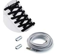 Elastici Lacci Delle Scarpe Lacci Senza Nodo No Tie Lacci Scarpe Rotondi Lacci Elastici con Chiusura in Metallo per Scarpe da Ginnastica/Scarpe da Corsa/Scarpe Casual Lacci Fermagli Fibbie in Metallo