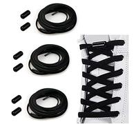 Elastici Lacci Delle Scarpe Lacci Senza Nodo No Tie Lacci Scarpe Rotondi Lacci Elastici con Chiusura in Metallo per Scarpe da Ginnastica/Scarpe da Corsa/Scarpe Casual Lacci Fermagli Fibbie in Metallo