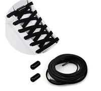 Elastici laccio Senza Nodo No Tie scarpa Rotondi con Chiusura in Metallo per scarpa da Ginnastica/Corsa/Casual