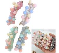 Elastici morbidi per capelli a spirale, non danneggiano i capelli, colorati e intrecciati con filo per capelli a spirale e comodi elastici per capelli, delicati, tenuta sicura per tutti i tipi di