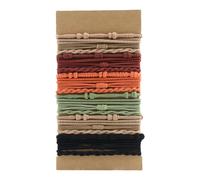 Elastici multiuso per capelli, 20 pezzi, accessori per capelli intrecciati, forniture artigianali per look alla moda, abbigliamento casual quotidiano