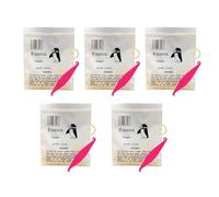 Elastici ortodontici da 5/16 pollici, confezione da 500 pezzi medi da 99,2 g, confezione da 5 posizionatori elastici per parentesi graffe