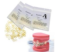 Elastici Ortodontici, Elastici Multiuso, Dentale Dentale Gap Ortodontico 5/16 Fasce Elastiche Trasparenti, 300 PCS Elastico Denti Rubber Band Oral Orthodontics Strumento elastici ortodontici