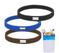 Elastici per bidone della spazzatura, supporto per sacco della spazzatura per bidone della spazzatura | Set di fasce elastiche per supporto per sacco della spazzatura | 3 fasce per lettiera, fasce per