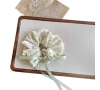 Elastici per capelli, 30 pezzi, accessori per capelli, scrunchie con motivo floreale fresco, grandi, intrecciati in puro cotone, a forma di fiocco, carini per ragazze (02)