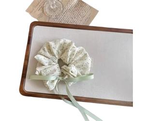 Elastici per capelli, 30 pezzi, accessori per capelli, scrunchie con motivo floreale fresco, grandi, intrecciati in puro cotone, a forma di fiocco, carini per ragazze (02)