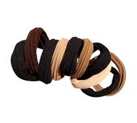 Elastici per capelli a coda di cavallo, elastici per capelli per ragazze Nessun danno - Elastici per capelli senza cuciture alti da 10 pezzi - per capelli Elastici per capelli Supporti per c