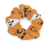Elastici per capelli a forma di ragno e zucca per Halloween, elastici per capelli, elastici per coda di cavallo, anti-danno, per donne e ragazze, accessori per capelli con trecce