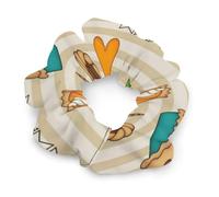 Elastici per capelli a forma di zucca e tacchino del Ringraziamento per donne, fasce elastiche per capelli, fasce per coda di cavallo alla moda, accessori per copric in corda