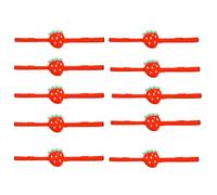 Elastici per capelli a tema Capodanno Legami per capelli delicati per età Fasce per coda di cavallo leggere e comode fasce lavabili antiscivolo in resina accessori per capelli