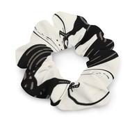 Elastici per capelli alla moda, anelli per capelli senza lasciare tracce per trecce e code di cavallo di lunga durata, Halloween, corvo, gotico, teschi, decorazioni per code di cavallo indolori, acces