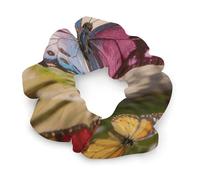 Elastici per capelli alla moda e durevoli, con motivo a farfalla, per tutti i tipi di capelli, morbidi elastici per la maggior parte delle occasioni, nessun danno, grazioso accessorio per capelli da