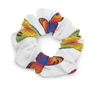 Elastici per capelli alla moda per acconciature/trecce/code di cavallo - Elastici per capelli morbidi senza metallo, elastici per capelli con fiori floreali, accessori per capelli a spirale