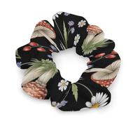 Elastici per capelli alla moda per acconciature/trecce/code di cavallo - Elastici per capelli morbidi senza metallo, elastici per capelli con fiori floreali, accessori per capelli a spirale