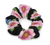 Elastici per capelli alla moda per acconciature/trecce/code di cavallo - Elastici per capelli morbidi senza metallo, elastici per capelli con fiori floreali, accessori per capelli a spirale