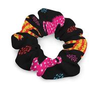 Elastici per capelli alla moda per adolescenti e capelli spessi, elastici per capelli che non danneggiano i capelli, colorati con stelle, pois e strisce, con cavallo, neri, con cordino per telefono, a