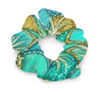 Elastici per capelli alla moda per ogni tipo di capello, fasce per capelli senza pieghe, coda di cavallo con motivo a squame di sirena verdi, accessori per capelli