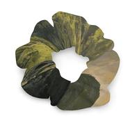 Elastici per capelli alla moda resistenti a specchio da montagna per tutti i tipi di capelli, morbidi elastici per la maggior parte delle occasioni, nessun danno, carino supporto per coda di cavallo