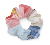 Elastici per capelli alla moda, resistenti, motivo floreale, per tutti i tipi di capelli, morbidi elastici per la maggior parte delle occasioni, nessun danno, grazioso accessorio per capelli da donna
