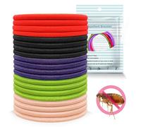 Elastici per capelli anti-pidocchi,trattamento dei pidocchi, 20 elastici per capelli,trattamento sicuro e affidabile per il controllo dei pidocchi e dei pidocchi