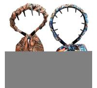 Elastici per capelli antiscivolo, da donna, con pettine per denti, 2 pezzi, antiscivolo, alla moda, vintage, accessori Haair per ragazze, mogli, amici, fidanzata, sorella, figlia