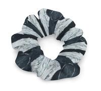Elastici per capelli bianchi con ali d'angelo da donna, nessun danno, morbidi elastici per capelli con motivi stampati alla moda, fasce per capelli in raso per coda di cavallo, chignon, allenamento e