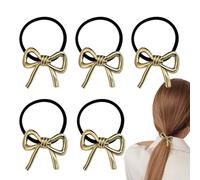 Elastici per capelli carini, elastici in metallo, 5 pezzi, piccoli elastici per capelli, per lo shopping, i matrimoni, le feste, la scuola, le uscite casuali, la festa delle ragazze