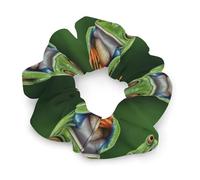 Elastici per capelli casual, elastici a spirale per acconciature/trecce/code di cavallo, elastici per capelli regolabili con cordino telefonico Green Frog, accessori per dreadlock