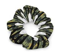 Elastici per capelli con bandiera americana e motivo mimetico a forma di tacchino del Ringraziamento per donne, fasce elastiche per capelli, elastici per coda di cavallo, accessori per copric in co