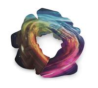 Elastici per capelli con motivo cielo arcobaleno e luna - Accessori per capelli colorati, fermacoda per ragazze con capelli spessi e sottili, elastico per capelli - Design che non danneggia i capell