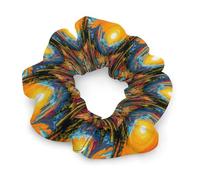 Elastici per capelli con paesaggio montano e fluviale al tramonto di Esert, con chiffon, fasce elastiche per capelli, fermacoda, accessori per capelli, elastici per capelli
