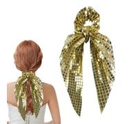 Elastici per capelli con paillettes, elastico per coda di cavallo, accessorio per capelli alla moda, elastico con paillettes, fascia glitterata, elegante scelta per palestra, yoga, scuola, danza