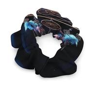 Elastici per capelli, con stampa acchiappasogni, elastici per capelli, morbidi accessori per capelli, adatti a tutti i tipi di capelli