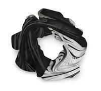 Elastici per capelli, con stampa di immagini in bianco e nero, elastici per capelli, morbidi accessori per capelli, adatti a tutti i tipi di capelli