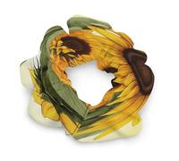 Elastici per capelli, con stampa floreale con girasoli, elastici per capelli, morbidi accessori per capelli, adatti a tutti i tipi di capelli