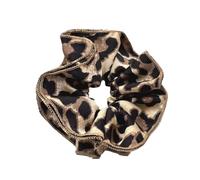 Elastici per capelli con stampa leopardata per le donne Updo Hair Elastic Hair Rings Hair Tie Hair Scrunchy Coda di cavallo Supporto per capelli