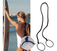 Elastici per capelli da 64 cm, per sport acquatici, elastici per capelli di media lunghezza, elastici per capelli spessi, non si impigliano, resistenti, intrecciati, code di cavallo, capelli ricci