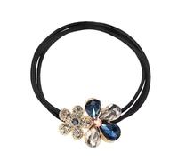 Elastici Per Capelli Da Donna Accessori for capelli con corda for capelli con strass a forma di fiore da donna