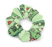 Elastici per capelli da donna con design a forma di coppia di dinosauri innamorati che si abbracciano, perfetti per acconciature divertenti e uniche, elastici per capelli regolabili con cordino per te