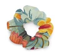 Elastici per capelli da donna con farfalle e libellula, non danno, morbidi elastici per capelli con motivi stampati alla moda, fasce per capelli in raso per coda di cavallo, chignon, allenamento e