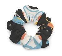 Elastici per capelli da donna con motivo spaziale, astronauta e pianeta, anelli per capelli senza lasciare tracce, ideali per acconciature, trecce e code di cavallo. Accessori per capelli che non dann
