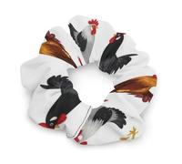Elastici per capelli da donna con simpatico gallo/pollo, anelli per capelli senza lasciare tracce, ideali per acconciature, trecce e code di cavallo, accessori per capelli che non danneggiano i capell