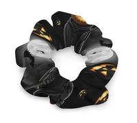 Elastici per capelli da donna e ragazza, con bandiera americana, divertenti teschio di zucchero, elastici per capelli, non danneggiano i capelli, elastici per coda di cavallo, accessori per capelli, t