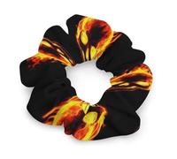 Elastici per capelli da donna e ragazza, con bandiera americana, divertenti teschio di zucchero, elastici per capelli, non danneggiano i capelli, elastici per coda di cavallo, accessori per capelli, t