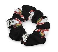 Elastici per capelli da donna e ragazza, con bandiera americana, divertenti teschio di zucchero, elastici per capelli, non danneggiano i capelli, elastici per coda di cavallo, accessori per capelli, t