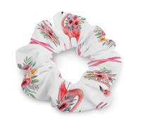 Elastici per capelli da donna e ragazza, con nastro rosa neon, per la sensibilizzazione sul cancro al seno, perfetti per acconciature divertenti e uniche, elastici per capelli a spirale che non danneg