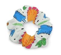 Elastici per capelli da donna, morbidi, carini e divertenti, con dinosauri dei cartoni animati, perfetti per trecce e altri accessori per capelli senza metallo.