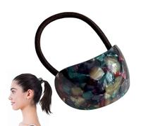 Elastici per capelli decorativi, corde per fasce per capelli, Corda per capelli a coda di cavallo geometrica ovale, Elegante strumento per acconciare i capelli per feste, appuntamenti, serate fuori e
