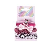 Elastici per Capelli di Minnie Mouse - Vari Colori e Finiture, Ideali per Decorare le Acconciature - Sei Pezzi Diversi - Prodotto Originale Progettato in Spagna